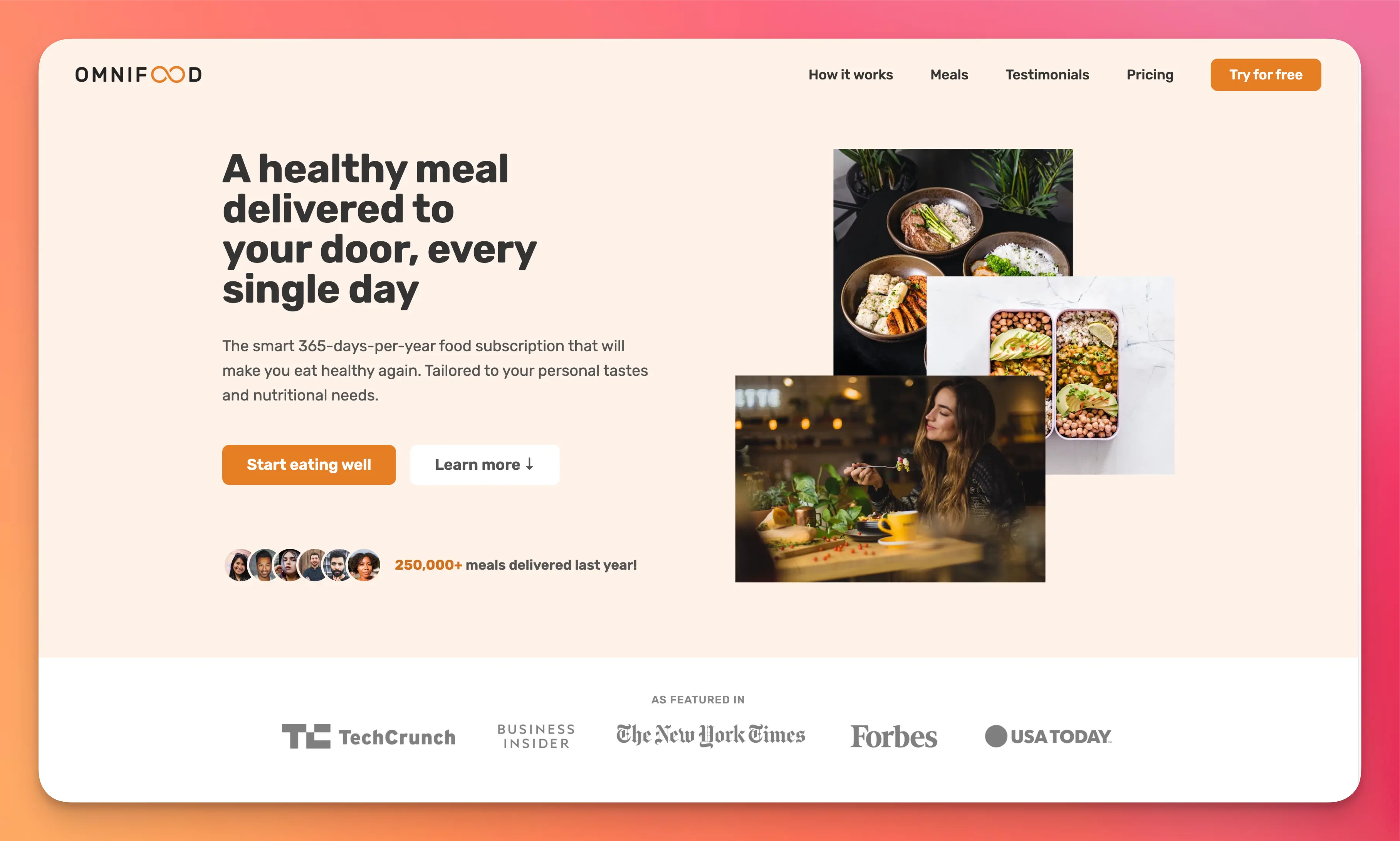 omnifood website